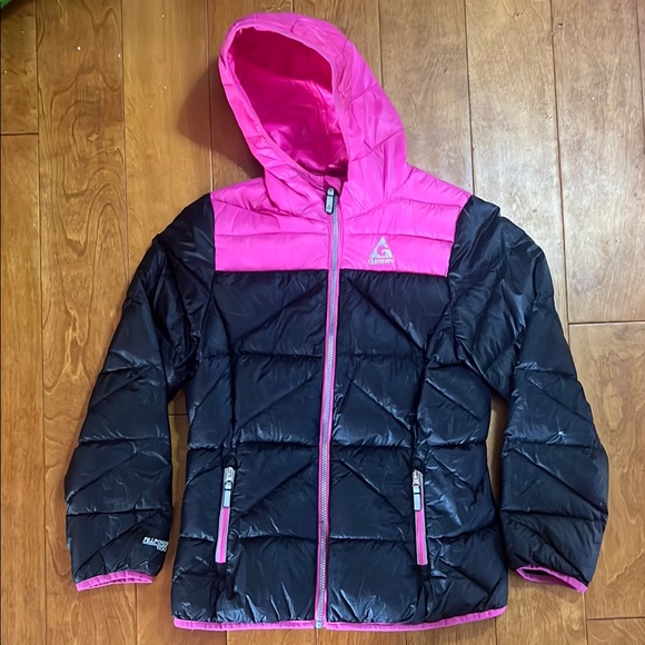 Gerry Other - Gerry Pink and Black Puffer Jacket Size 14 Lightweight